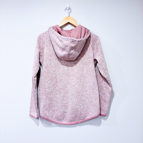 THREAD & SUPPLY Pink Hooded Sweater | Cozy Button Neck Pullover * - Picture 8 of 8